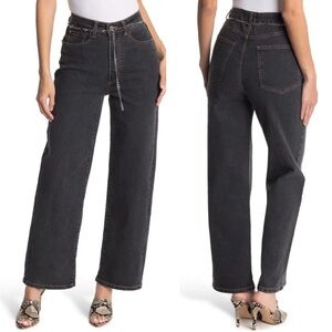 WE WORE WHAT High Waist Dad Jeans in Bahbah high rise wide leg jeans size 26